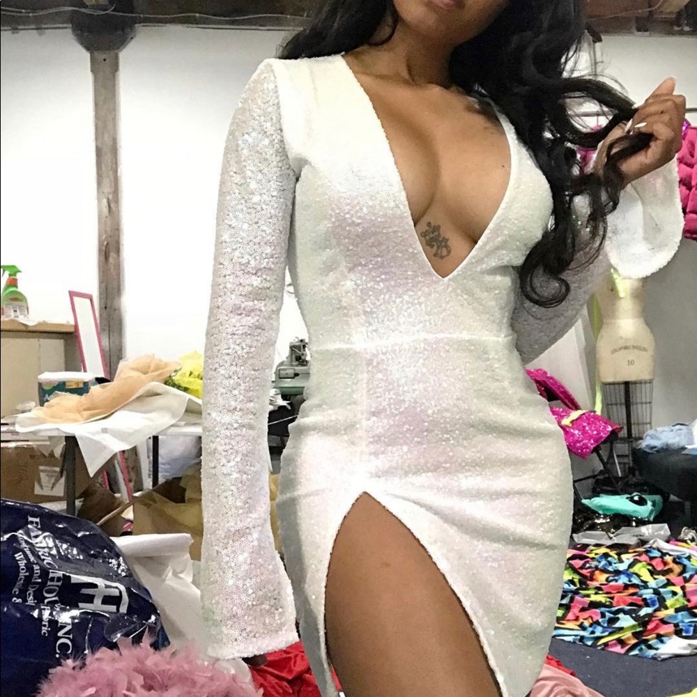 Iridescent Sequence dress